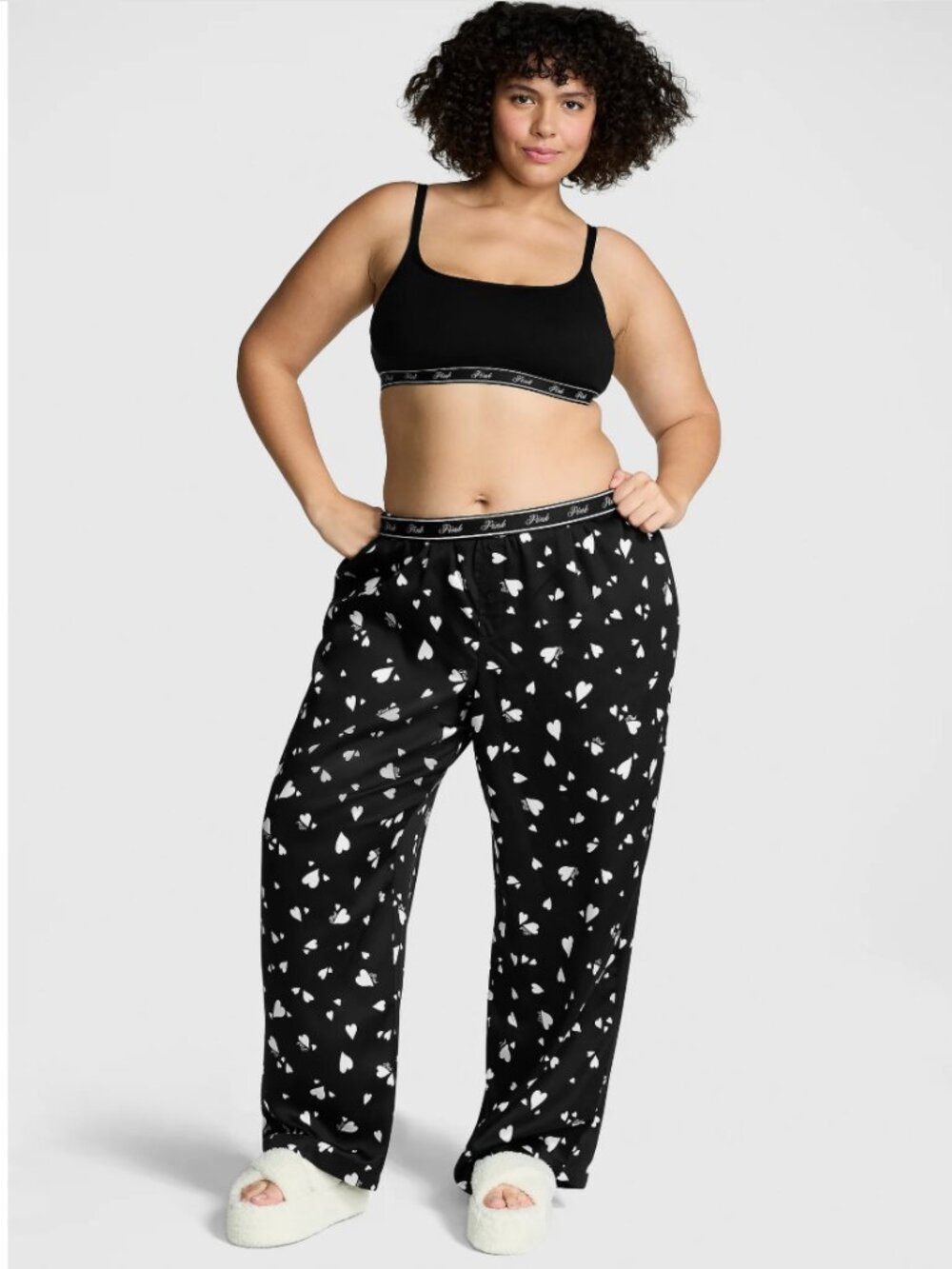 Victoria's Secret Silky Logo Sleep Pants Size XXL NWT